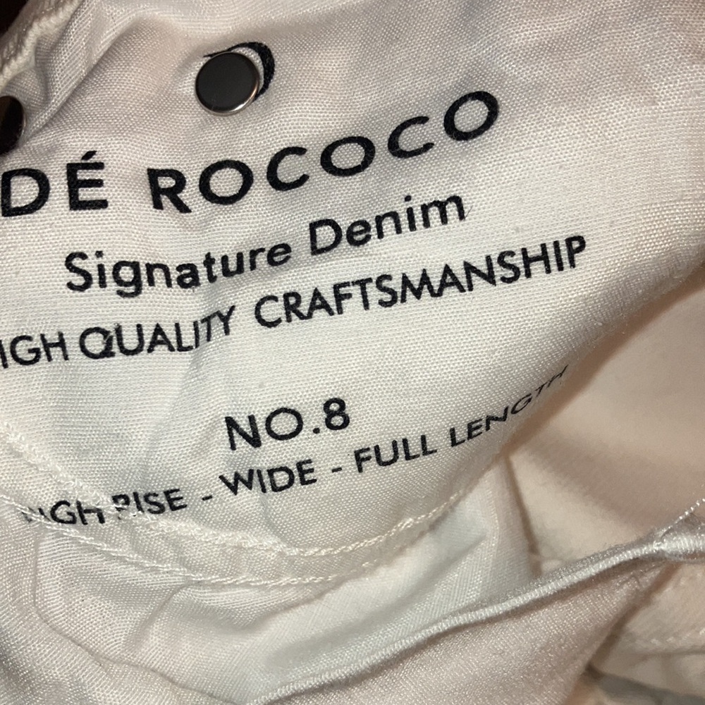 Dé Rococo high waisted white denim - Picture 10 of 14